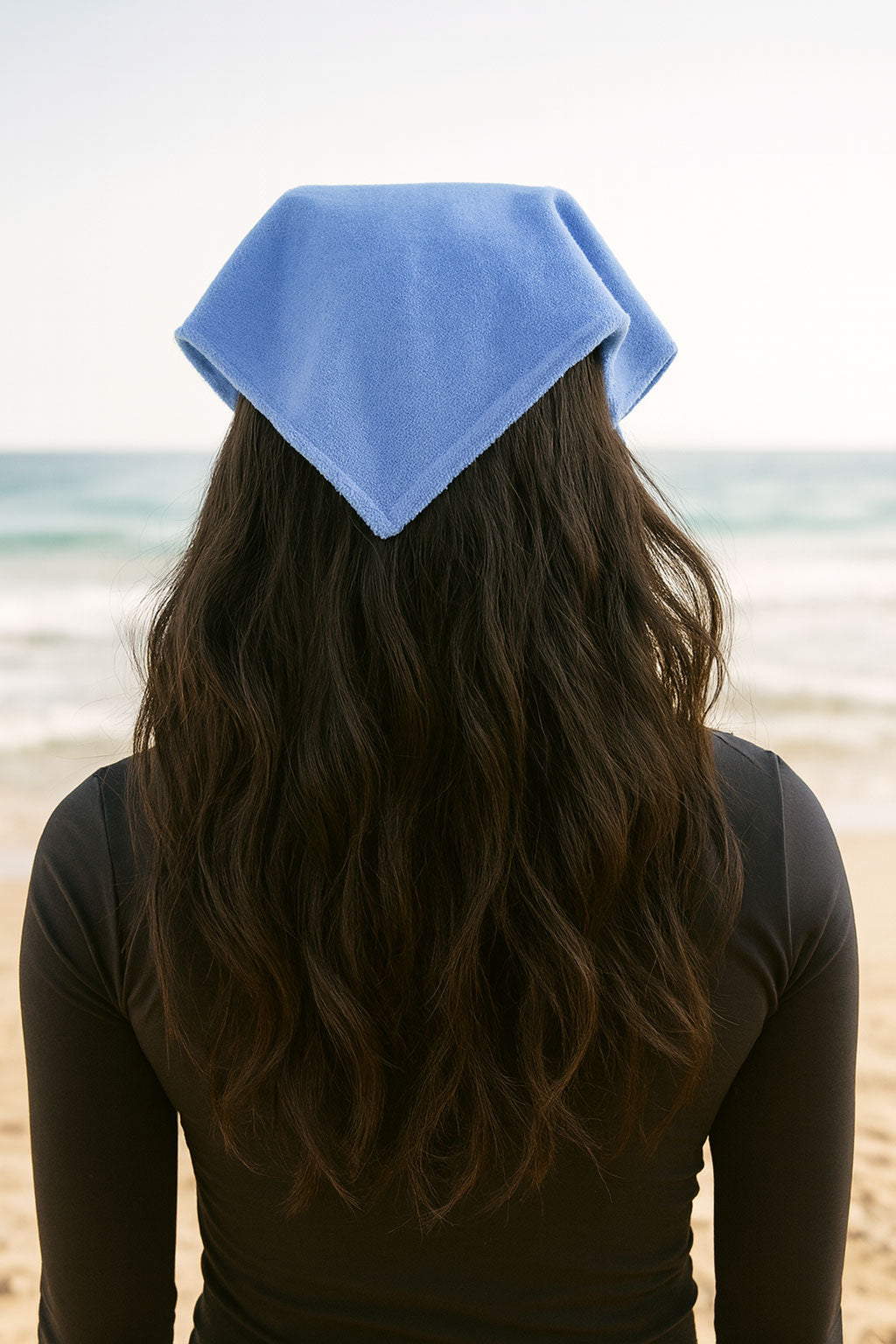 Blue Elasticated Headband