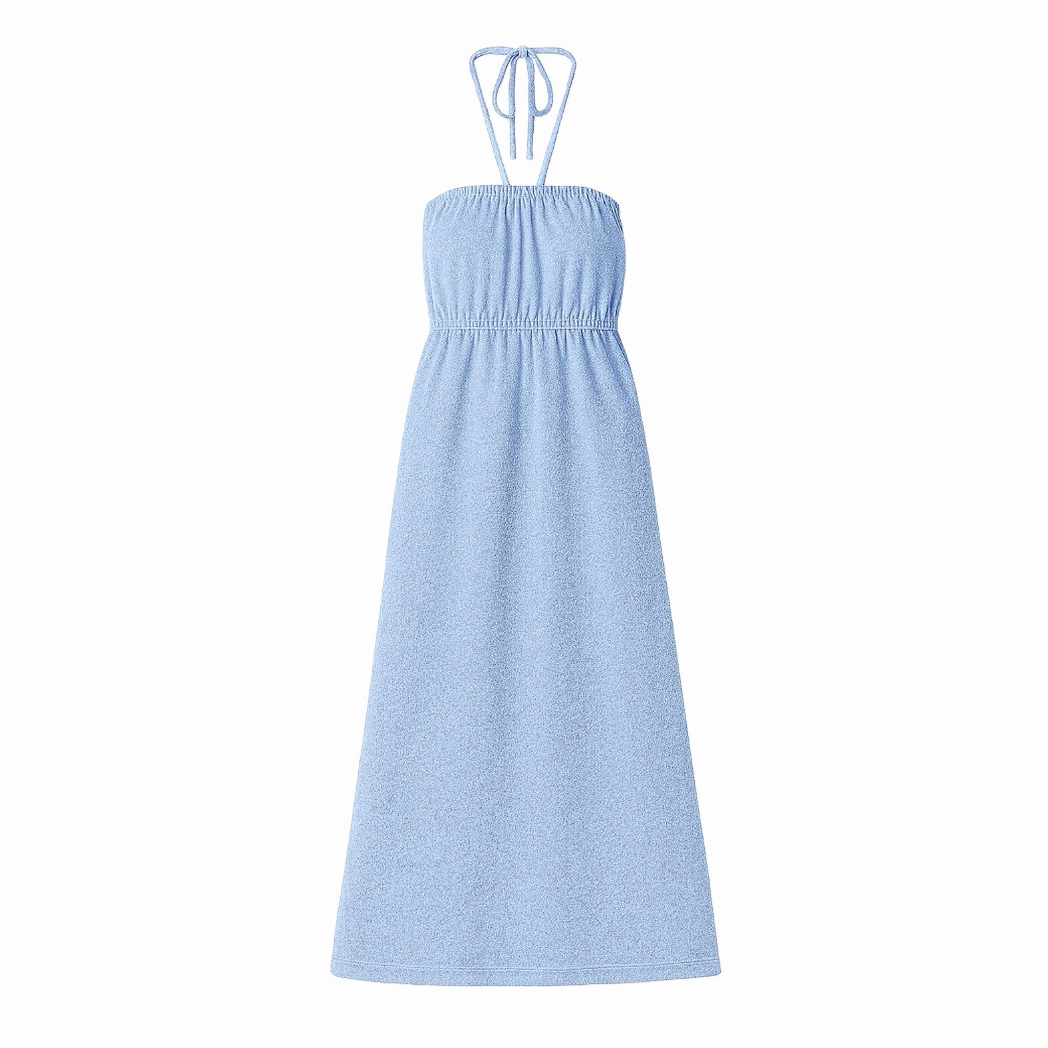 Blue Halter Dress