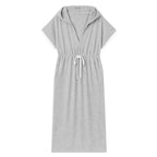 Grey Hooded Dress