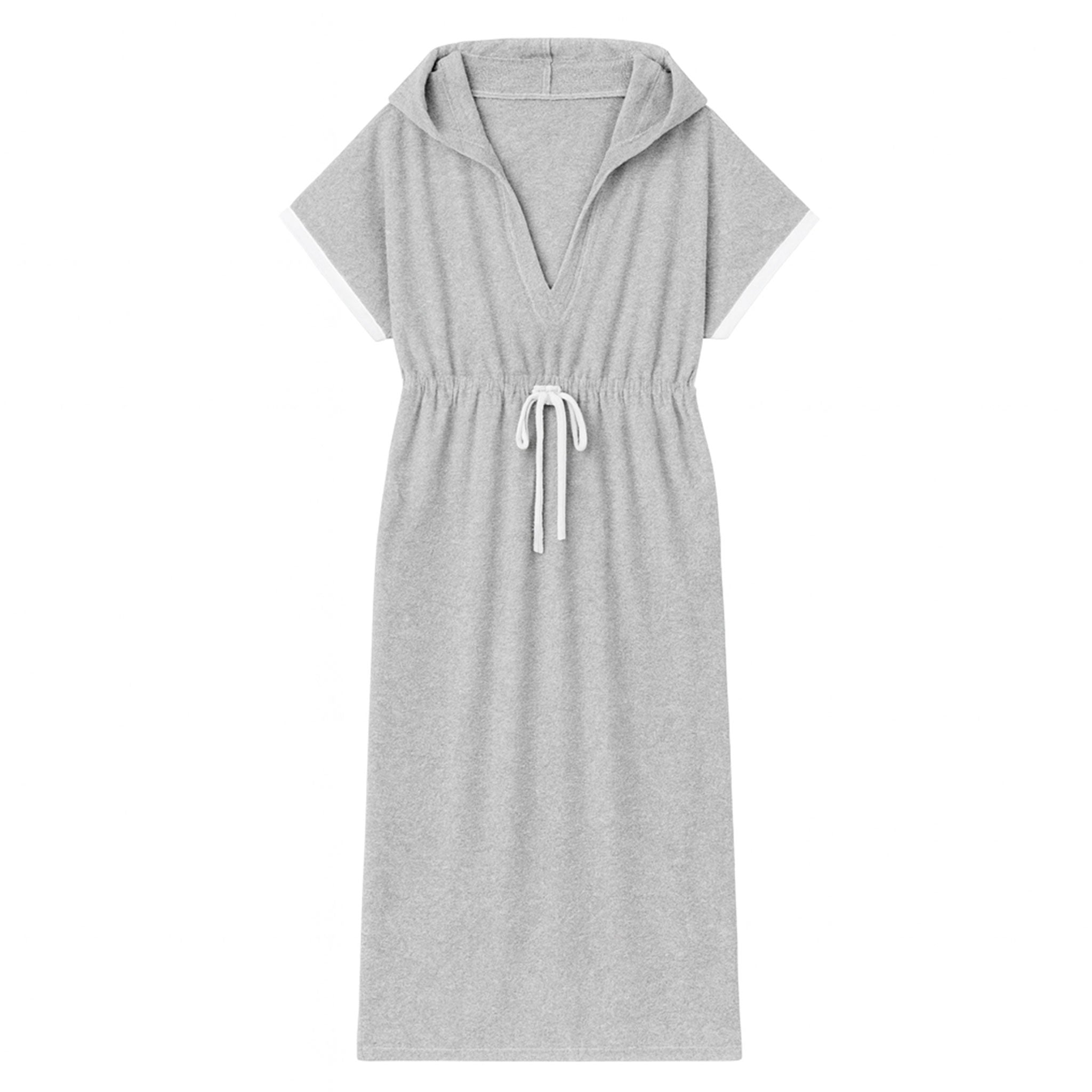 Grey Hooded Dress