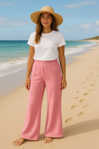 Pink Flared Power Pant