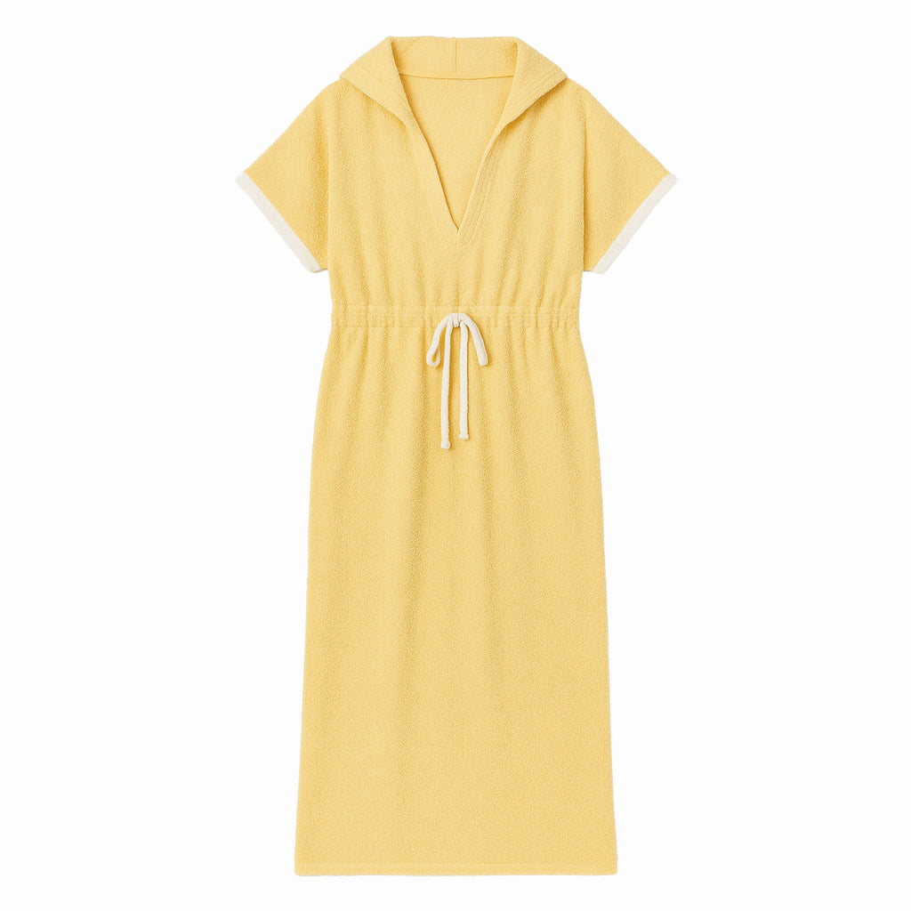 Yellow Hooded Dress